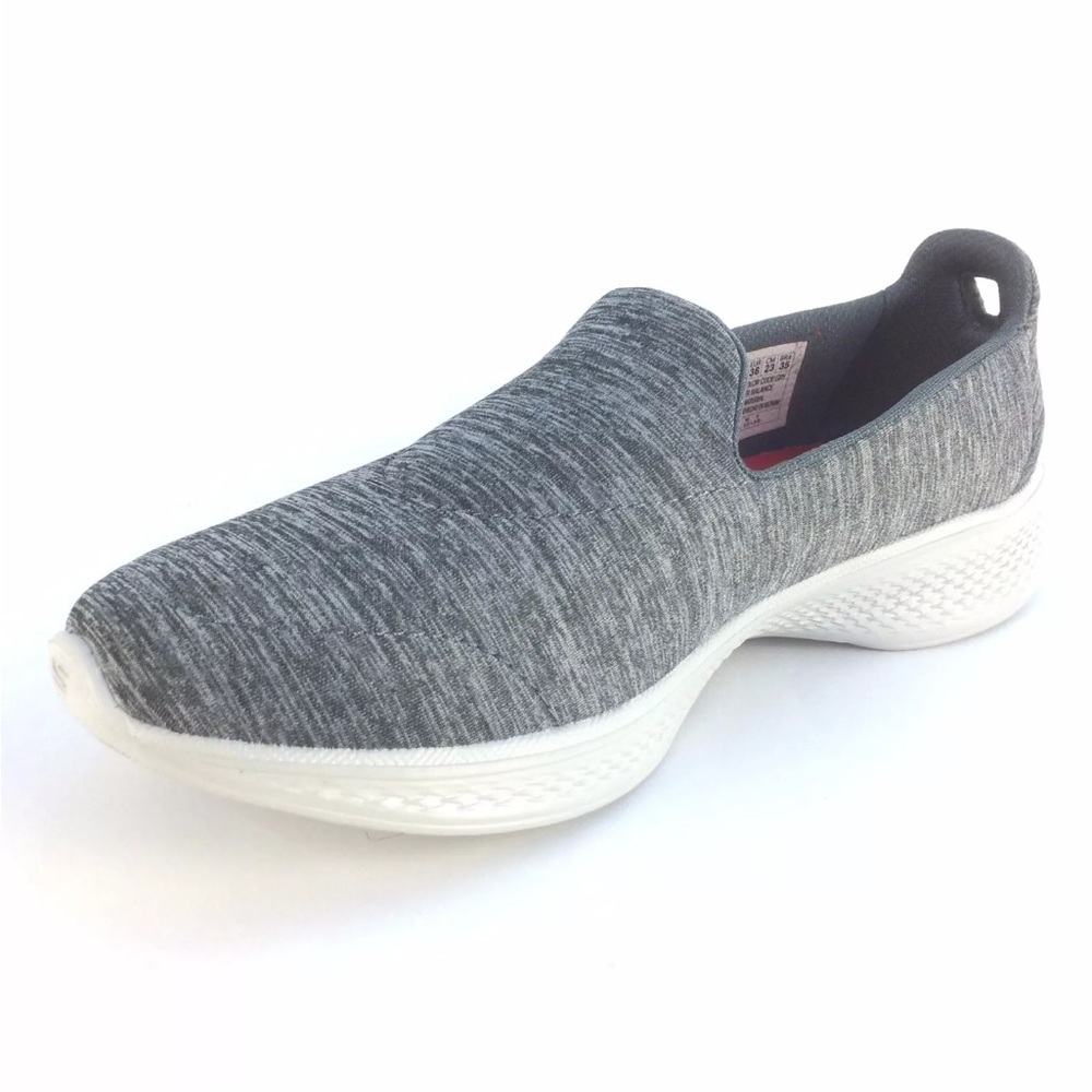 Sketchers | GOwalk 4 Achiever Heather Gray Slip-On Sneakers Shoes
